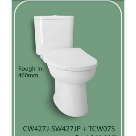 Kloset Duduk Toto CW 427 Eco Washer Pare Kediri