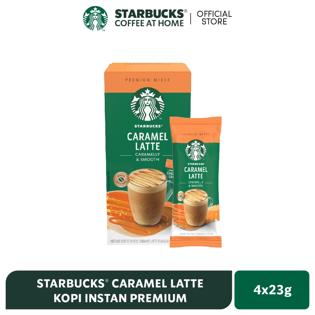 

STARBUCKS® Caramel Latte Kopi Instan Premium 23g x 4pcs