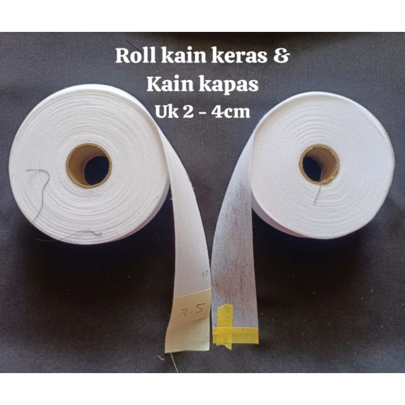 ROLL KAIN KERAS UNTUK BAN PINGGANG ROK DAN CELANA ROLL KAIN KAPAS UNTUK LAPISAN KEMEJA