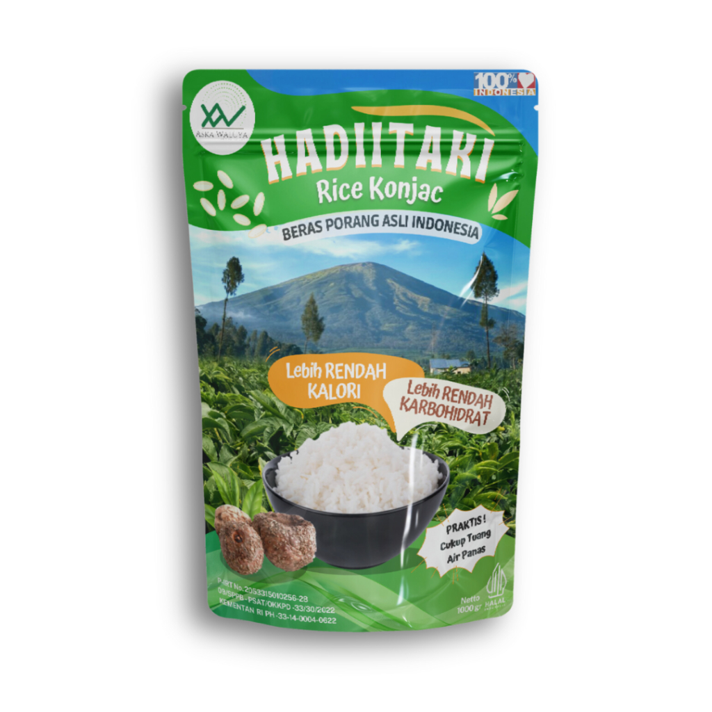 

hadiitaki beras porang rendah gula tinggi serat 1kg