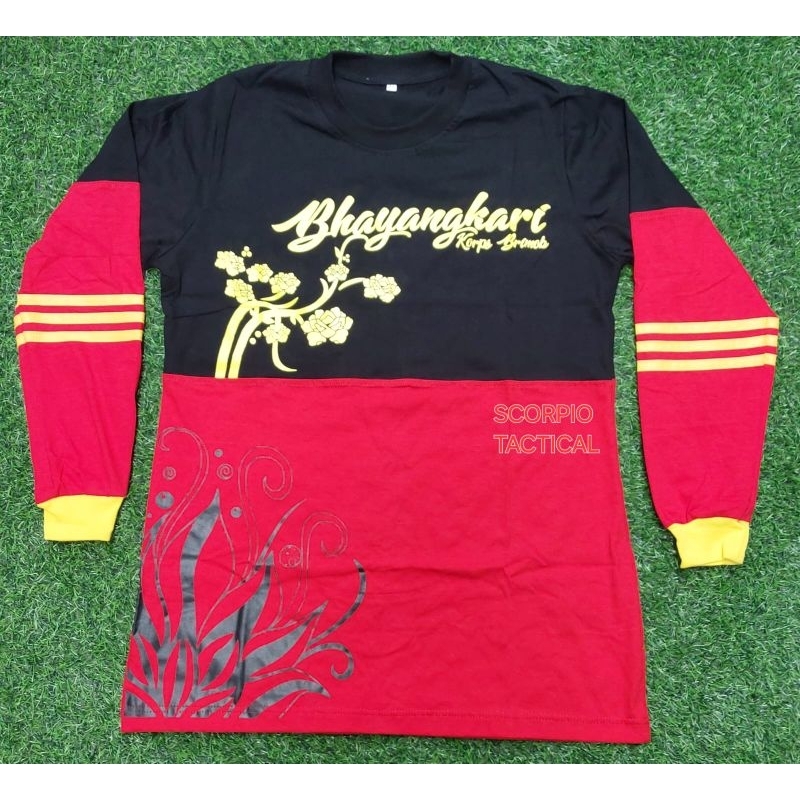 ND4 Baju Olahraga Bhayangkari Brimob Katun/Trening Bhayangkari Brimob Nusantara