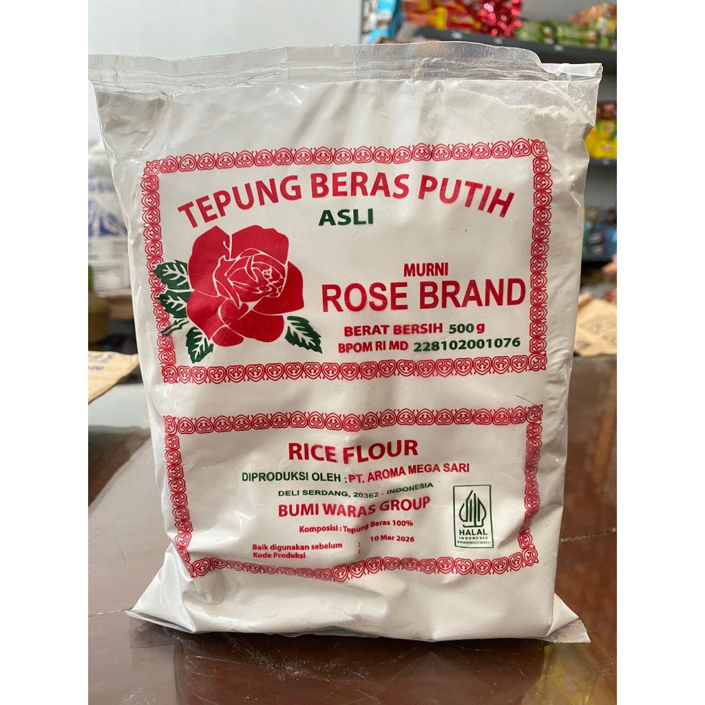 

Tepung Beras Rose Brand 500 gram