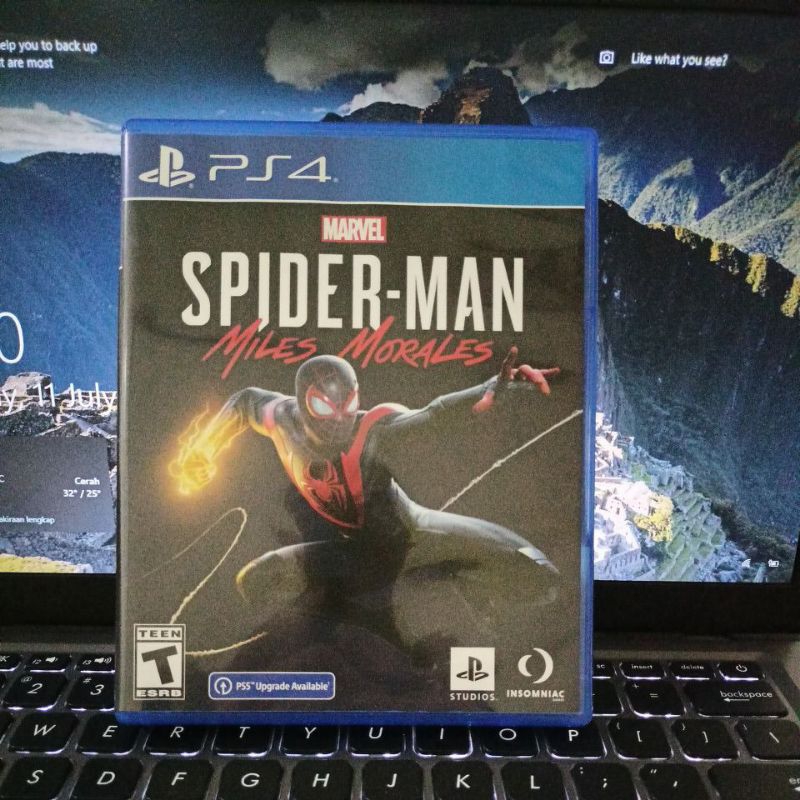 Kaset BD  ps4 spiderman Miles Morales second