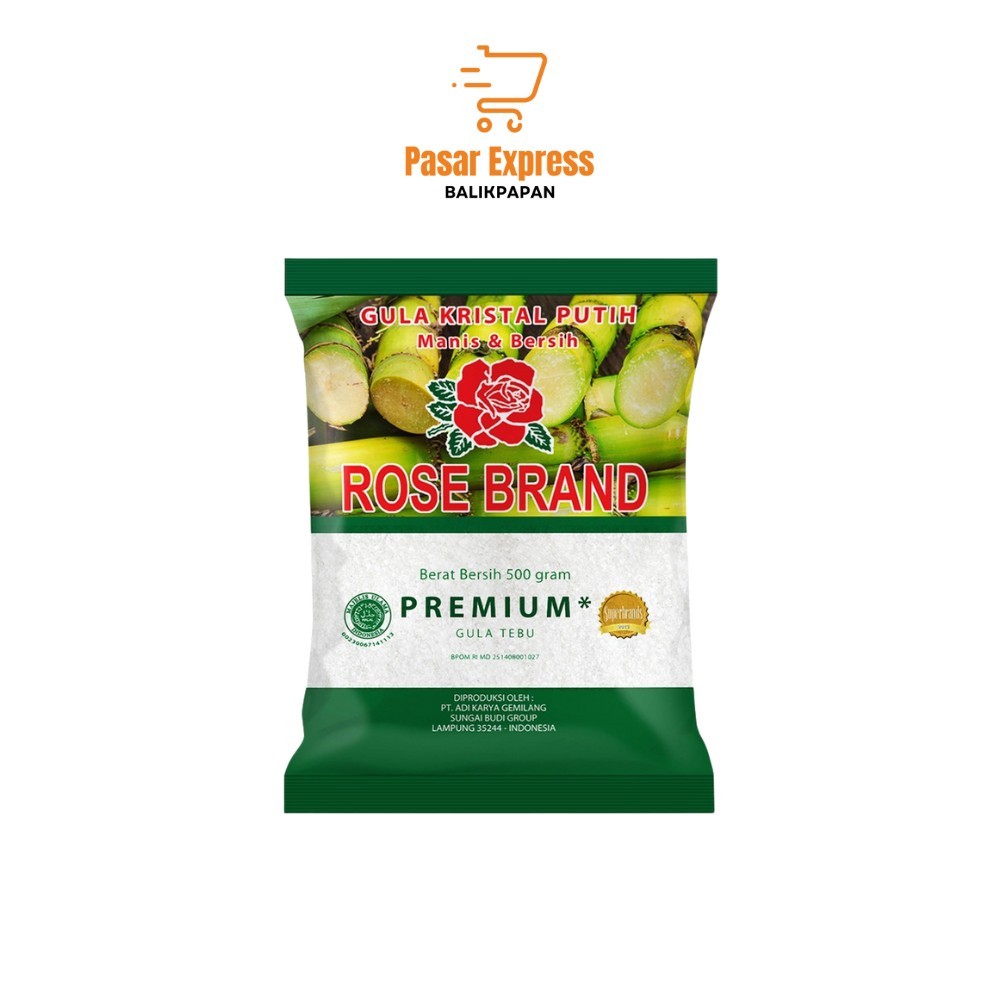 

Gula Pasir Premium Rose Brand (1Kg) - Pasar Express Balikpapan