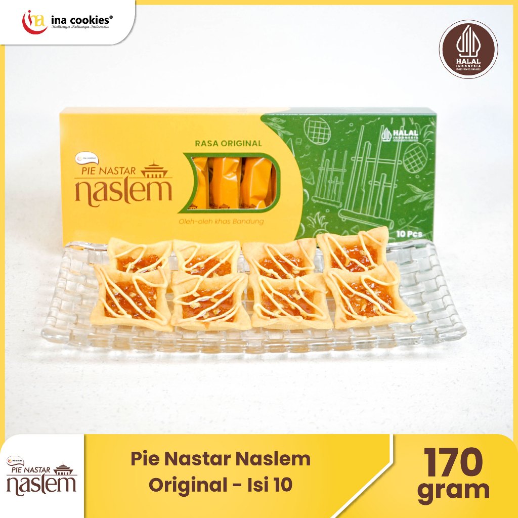 

Pie Nastar Naslem Original isi 10 pcs Oleh-Oleh Bandung by Ina Cookies