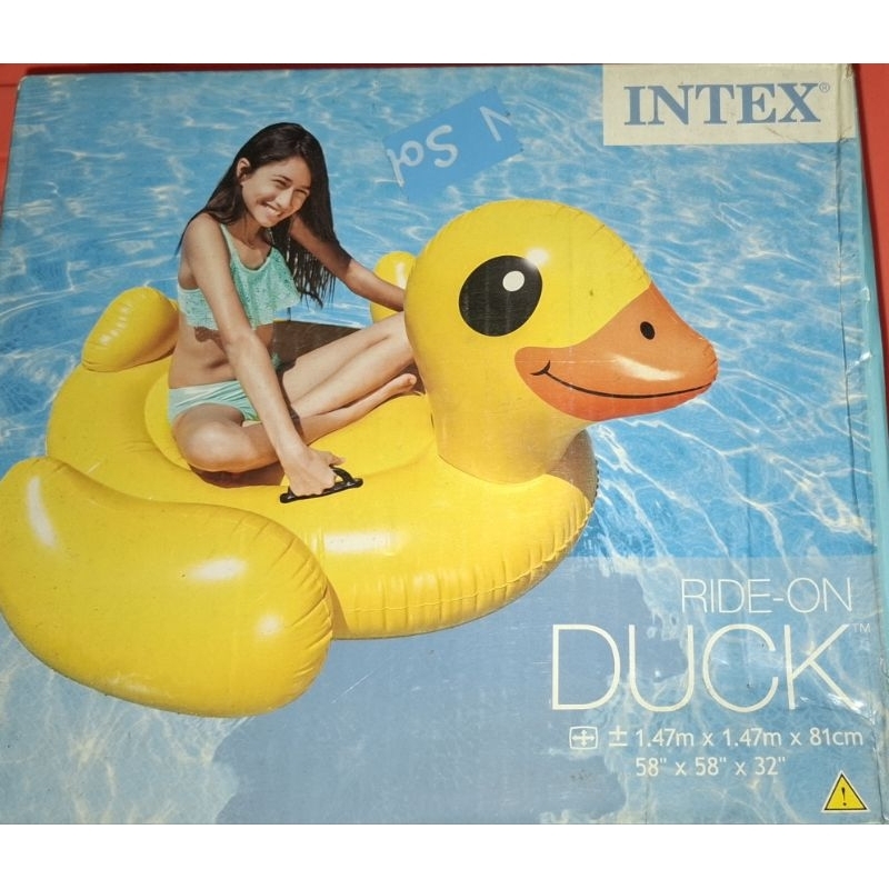 INTEX Pelampung Yellow Duck Ride - On 5556