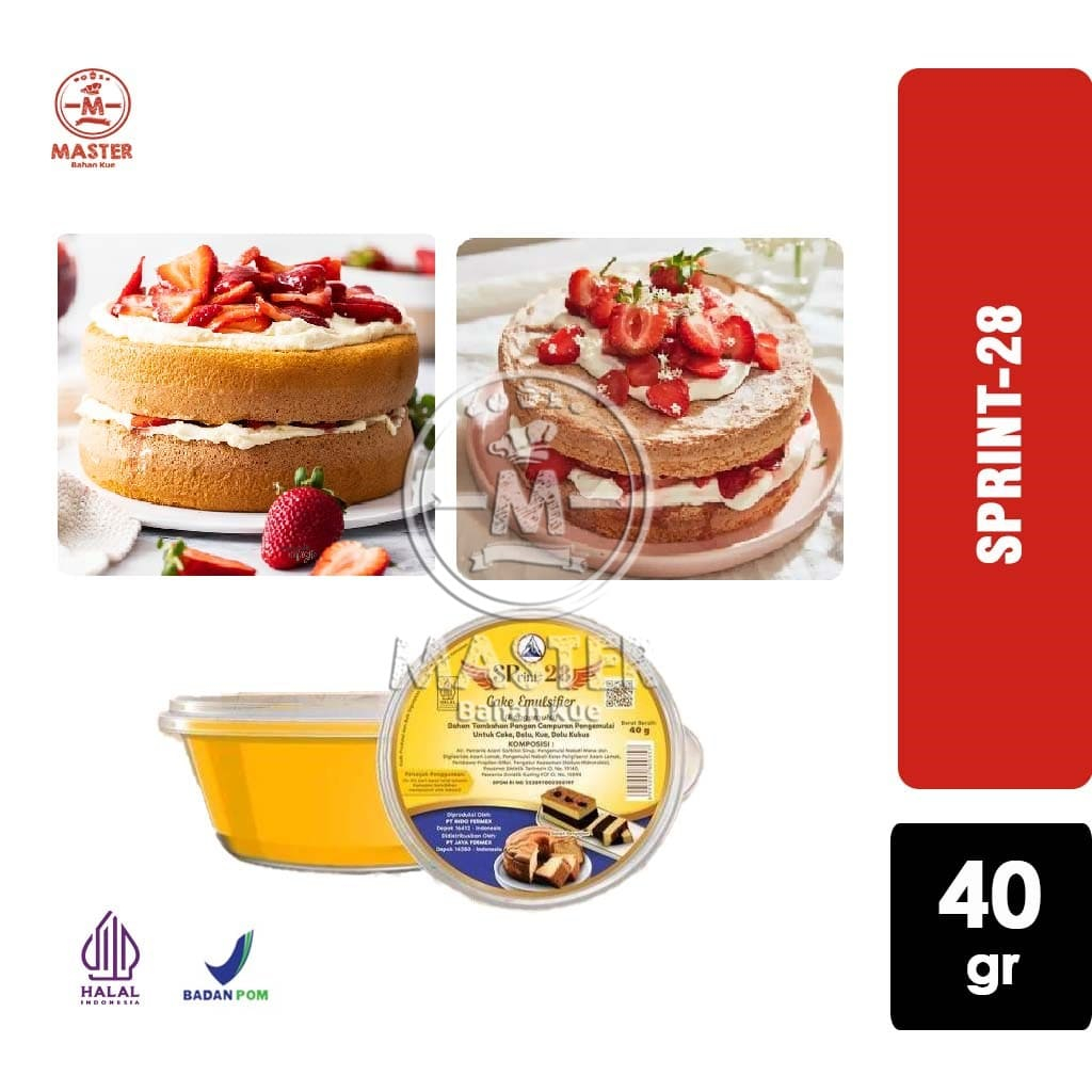 

Emulsifier Pengemulsi Kue Sprint-28 Sprint 28 Sprint28 [40 gr]