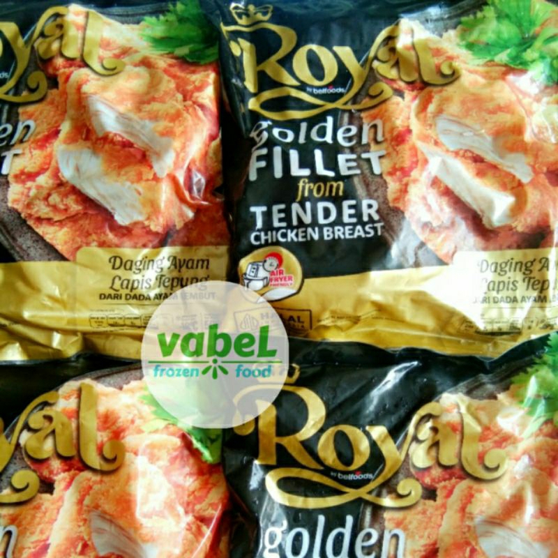 

Belfoods royal golden fillet ayam lapis tepung 500g