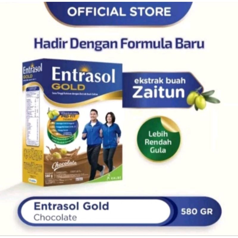 

Susu Entrasol Gold 580 g / Vanila / Chocolate