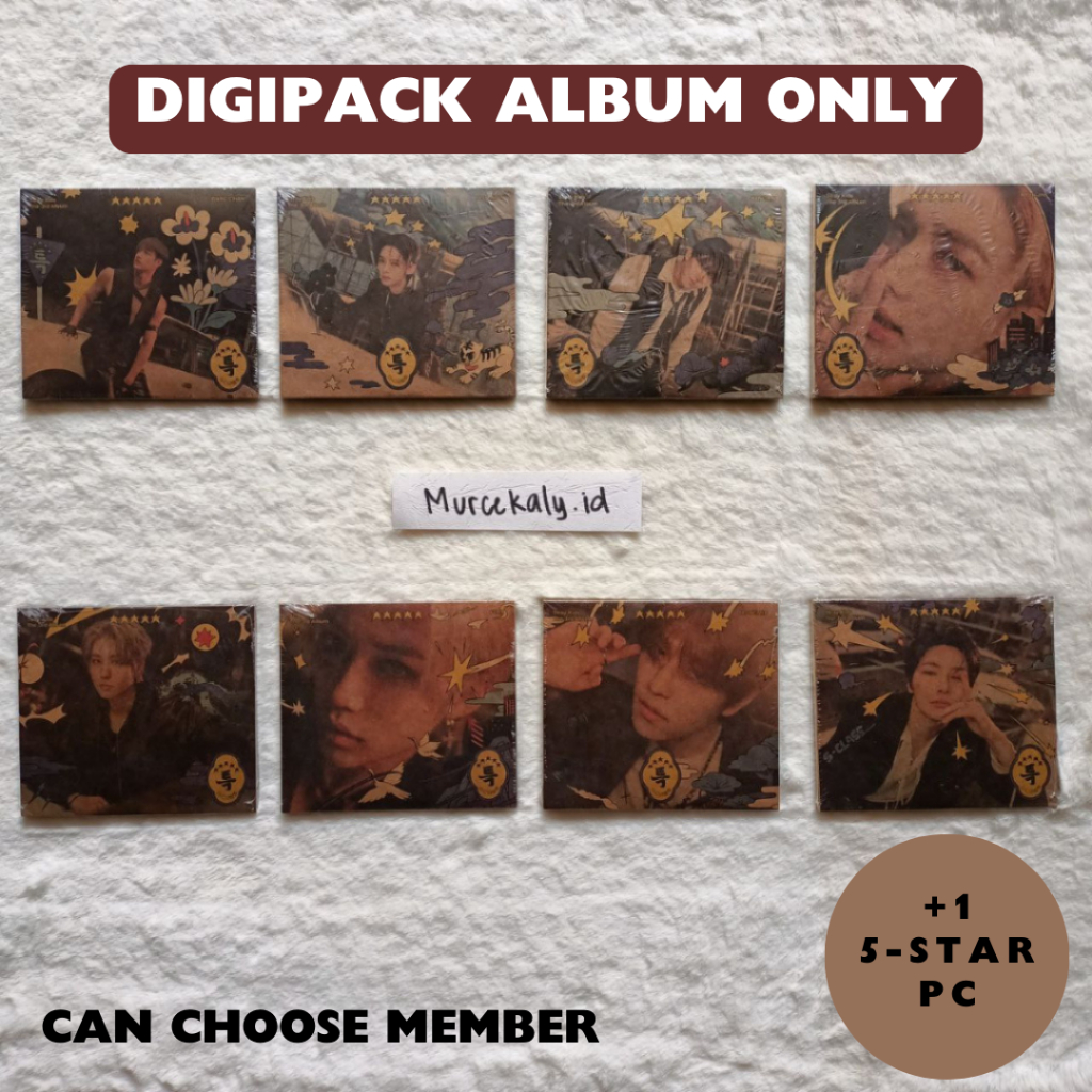 [LAST STOCK] [ALBUM ONLY + 5-STAR PC] STRAY KIDS 5-STAR DIGIPACK VERSION ALBUM ONLY UNSEALED/OPENED