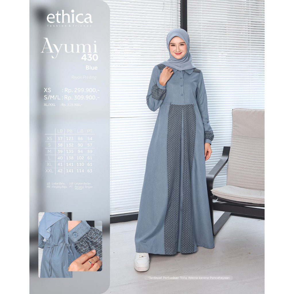 Gamis Daily Terbaru Ethica Ayumi 430