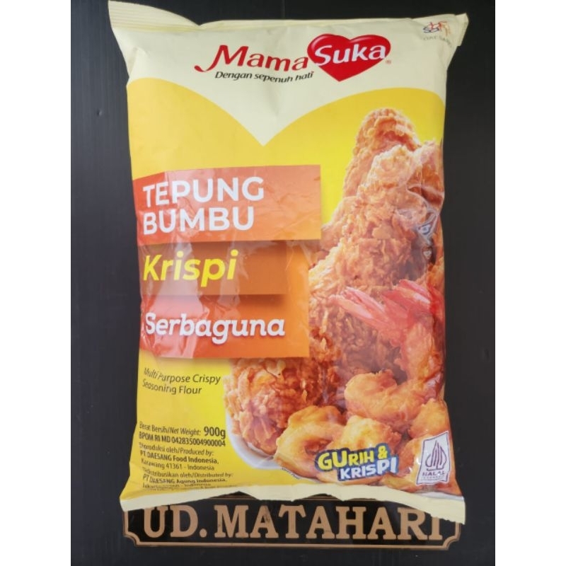 

Tepung Bumbu Krispi Serbaguna/ Mama Suka 900g/tepung ayam / tepung bumbu