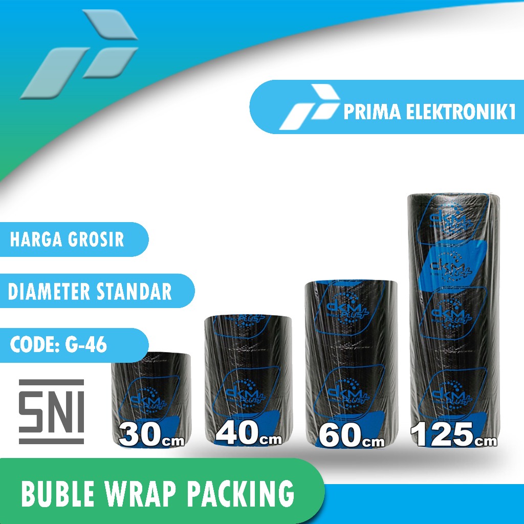 

buble putih eco BAGUS Bubble Wrap PUTIH 1 ROLL ECO ( 125 cm x 50 m ) 2.3 kg PE 1