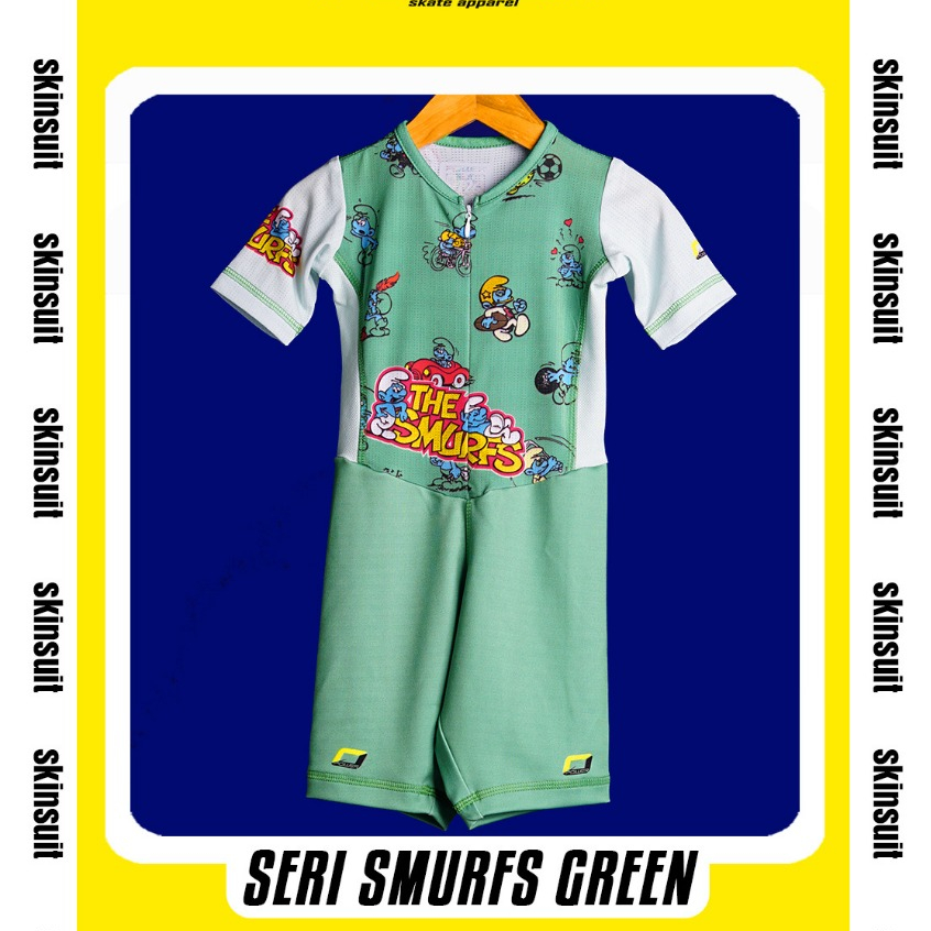 Skinsuit Inline Skate Sepatu Roda Anak Jersey Premium Powerskate Apparel