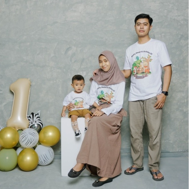 PAKET 4 kaos ultah gambar  animal / kaos kids animal / kaos kids animals / kaos zoo / baju kids anim