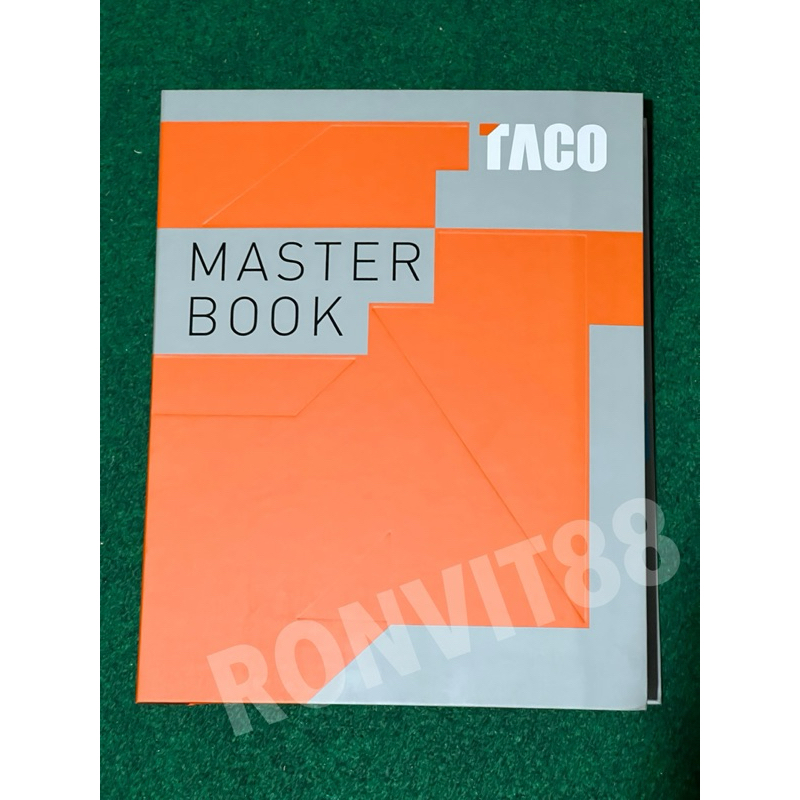 READY STOCK Katalog TACO MASTER BOOK PVC SHEET 2021 carta hpl terbaru catalog katalok masterbook mur