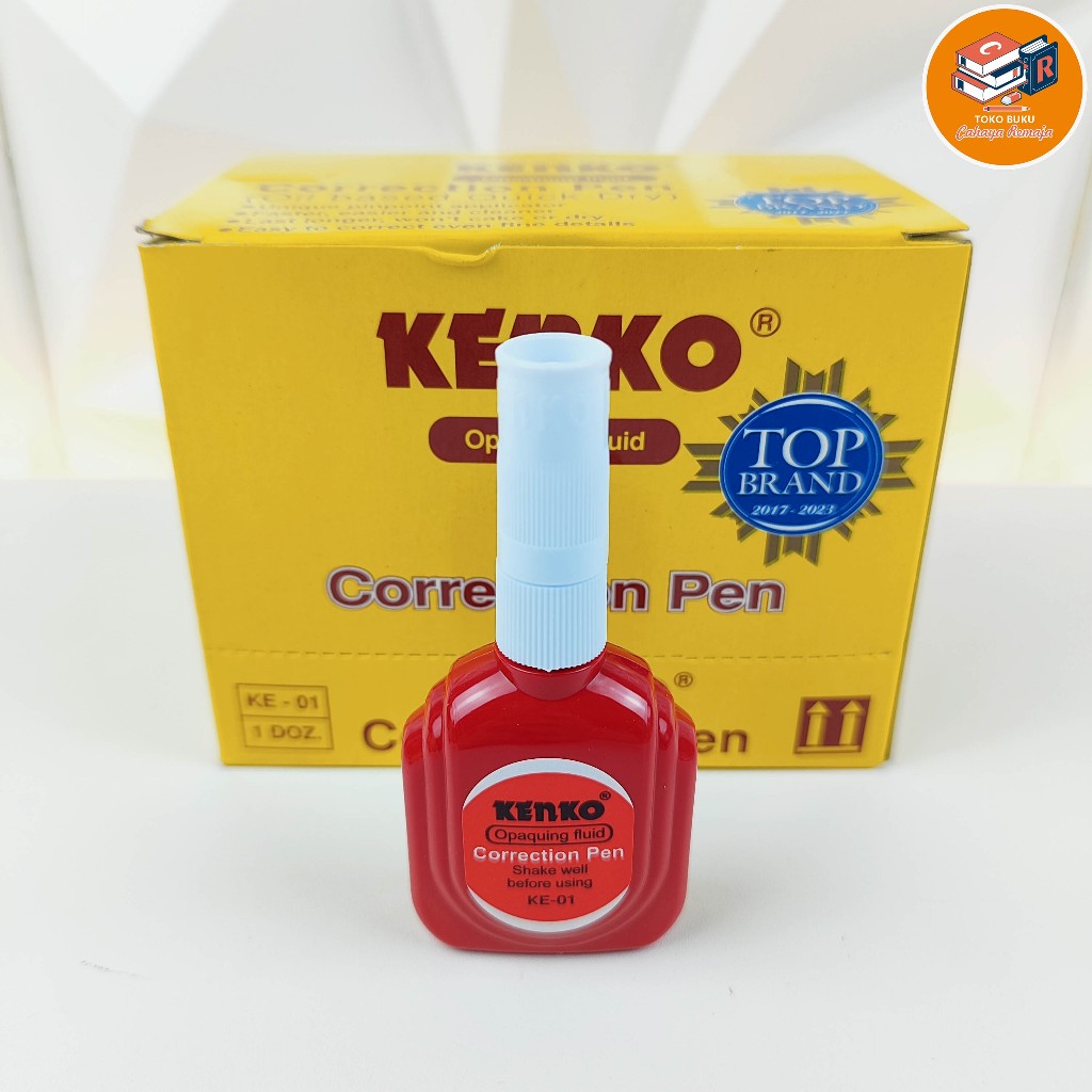 

Tip Ex Kenko Cair Satuan Correction Pen Merah