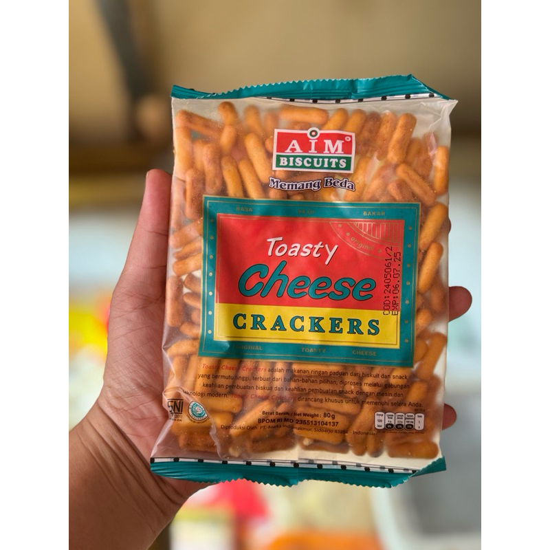 

Toasty Cheese Crackers 80gr