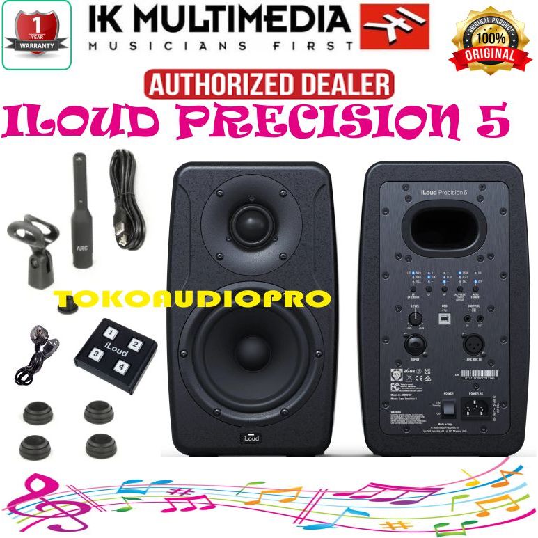 Speaker IK Multimedia iLoud Precision 5 5-inc Studio Monitor Aktif Speaker
