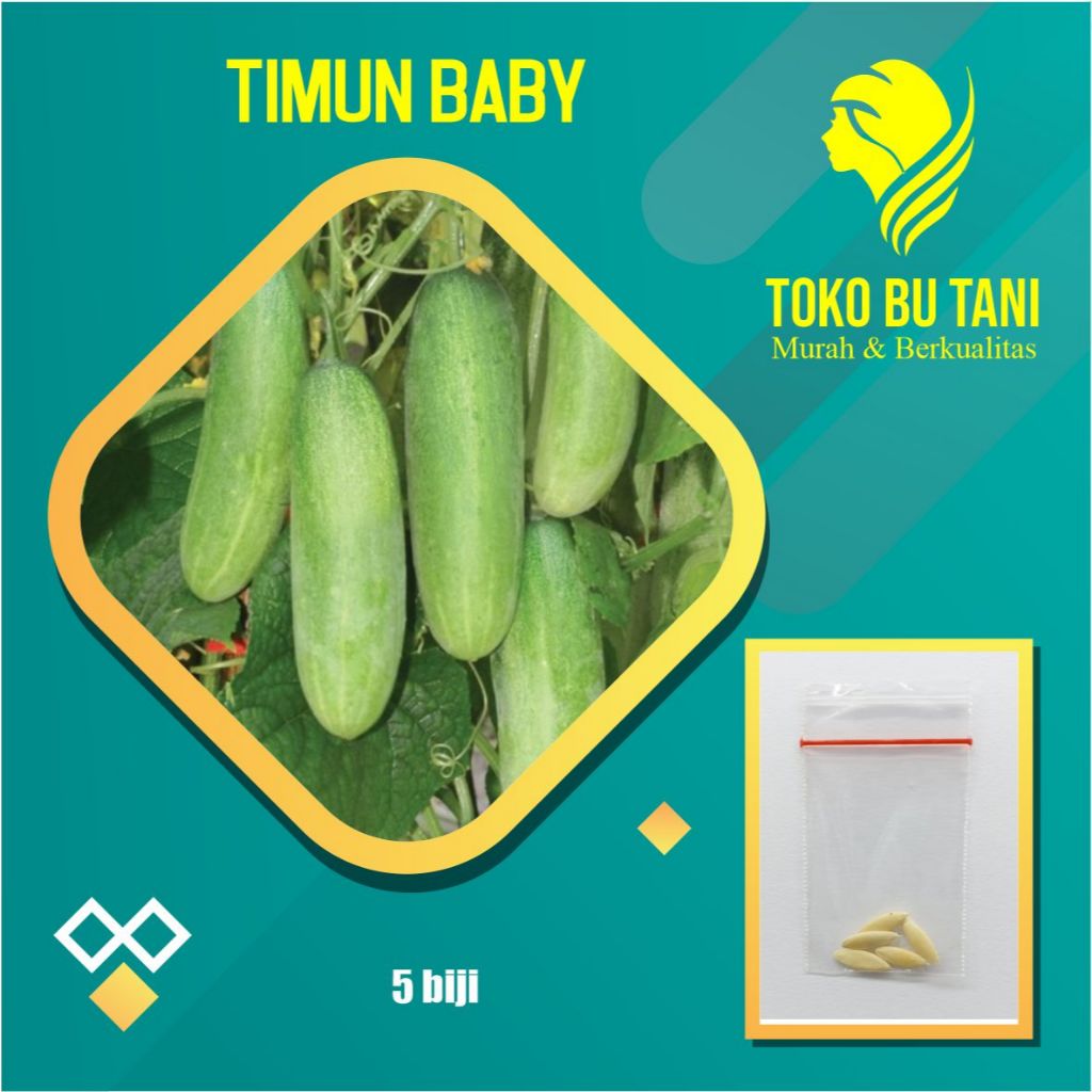 BTN Benih Timun Baby Benih Sayur Timun Baby Benih Bibit Sayuran Timun Baby Berkualitas