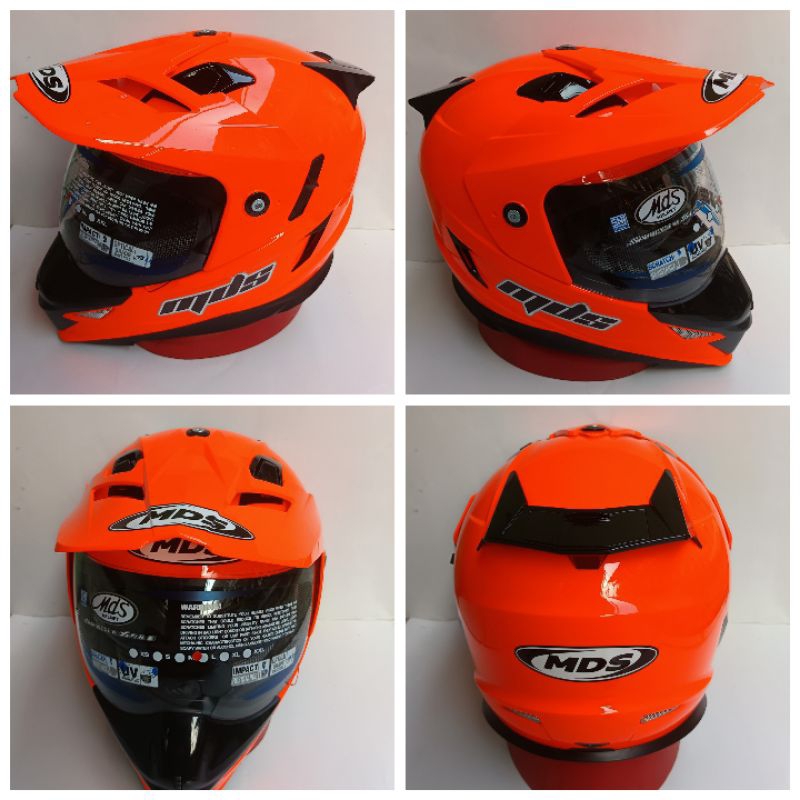 MDS Super Pro red fluo | Mds Supermoto