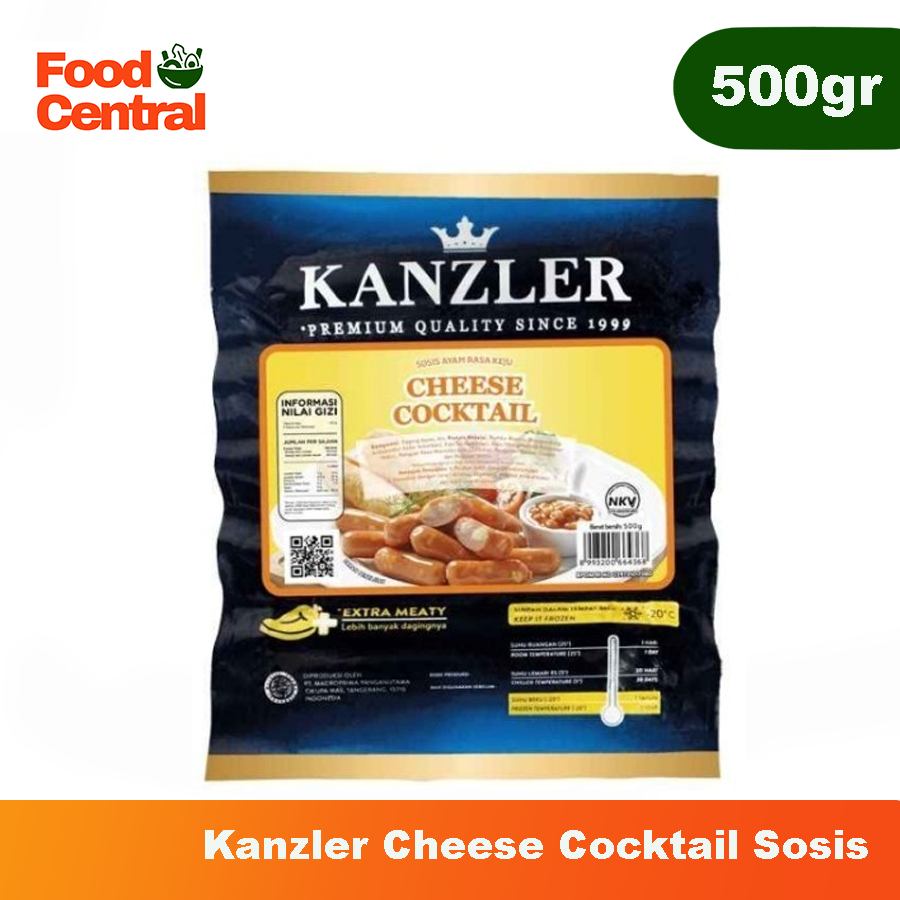 

Kanzler Cheese Cocktail Sosis 500gr