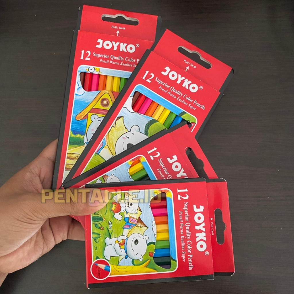 

Pensil Warna JOYKO 12 Warna 1 Set Pencil Mewarnai Panjang Pendek Colour Pewarna Cantik Perlengkapan Menggambar Coloring Sekolah School Peralatan Seni Art Kesenian Prakarya Kertas Color Original Asli Murah Bagus Cerah Termurah Pentacle Malang