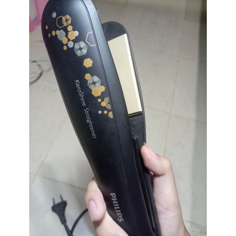 preloved catokan philips kerashine straightener