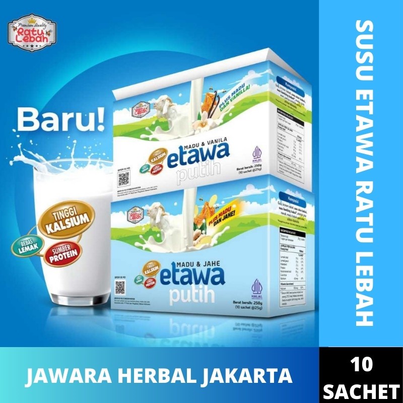 

Ratu Lebah Susu Kambing Etawa Bubuk Plus Madu Jahe Vanila Original Tinggi Kalsium
