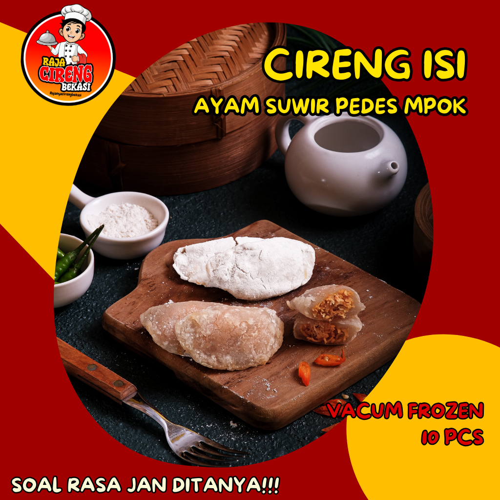 

RAJACIRENGBEKASI || GRAND OPENING !!! GROSIR UNTUK ACARA!!! Cireng Isi Ayam Suwir varian pedes mpok || PILIHAN BAHAN BAKU DAN BUMBU TERBAIK (home made industry by bi iyyah)