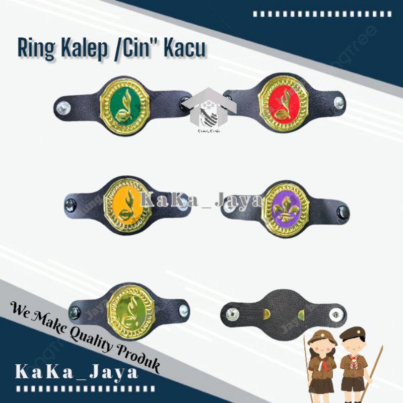 Ring Kalep Cincin Kacu Hasduk Dasi Pramuka Tunas Wosm Siaga Penggalang penegak