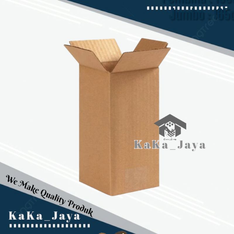 

KARDUS/BOX PACKING untuk onlineshop ukuran 6X6X12 CM