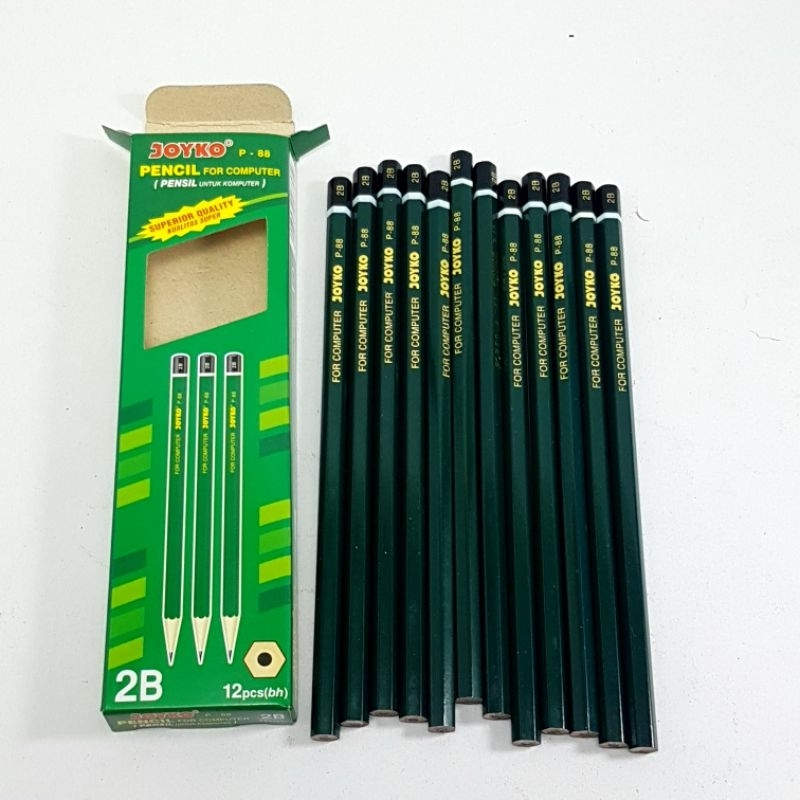 

PENSIL JOYKO 2B HIJAU P-88 PER LUSIN 12 PCS