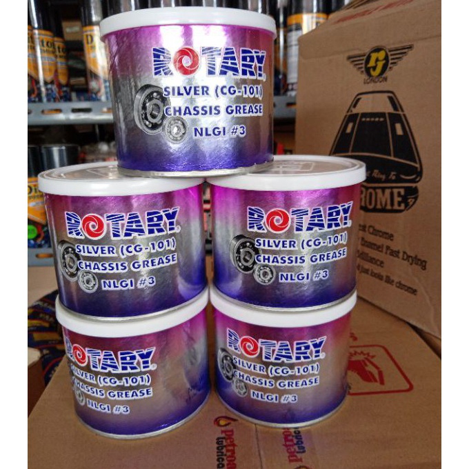 Terbaru Rotary Silver 25 kg Grease Chassis Gemuk  Stempet Rotary Warna Bening