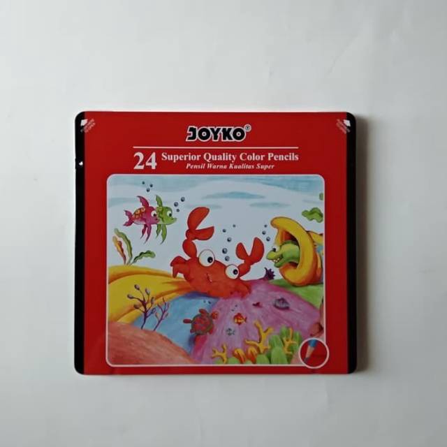 

TERBATAS Pensil Warna Joyko Superior Kemasan Kaleng Set 24 Colour CP24TC