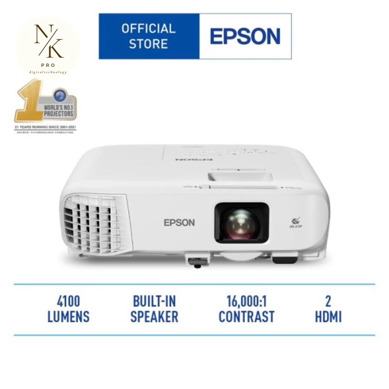 Proyektor Epson Eb 972 / Epson eb 972 4100 Lumen full HD