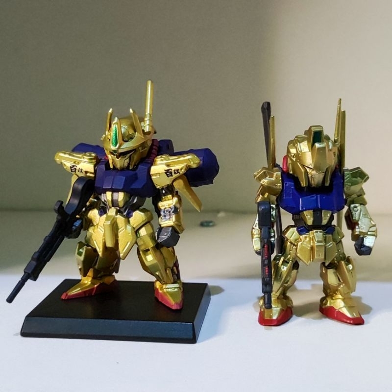 ACTION FIGURE / KOLEKSI / HIASAN GUNDAM CONVERGE HYAKUSHIKI - KAI SET GOLD EDITION BANDAI