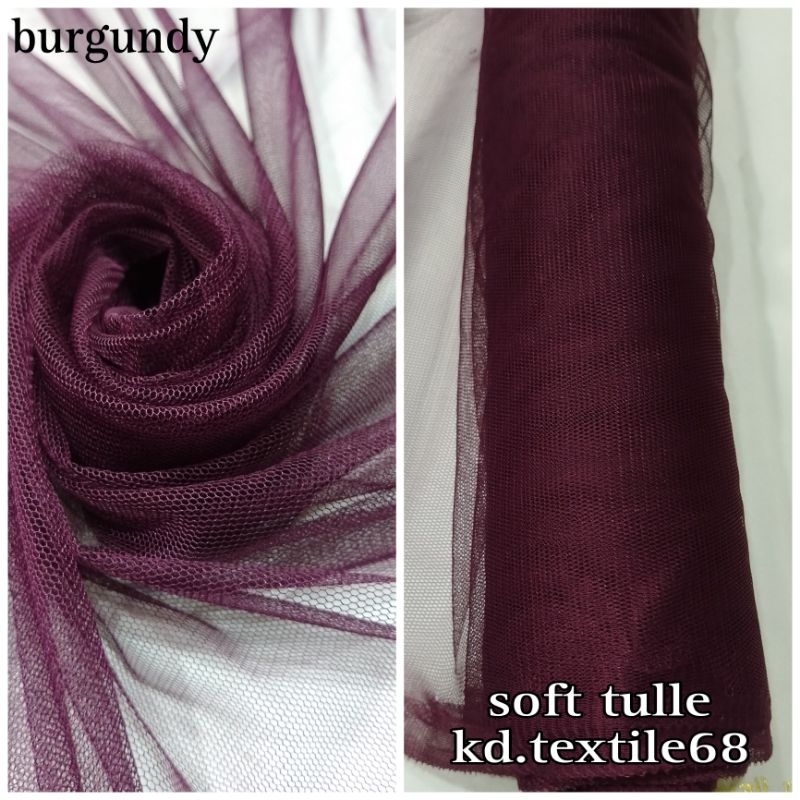 KAIN TILE HALUS LEMBUT | SOFT TILE | KAIN TULE POLOS HALUS | SOFT TULLE POLOS