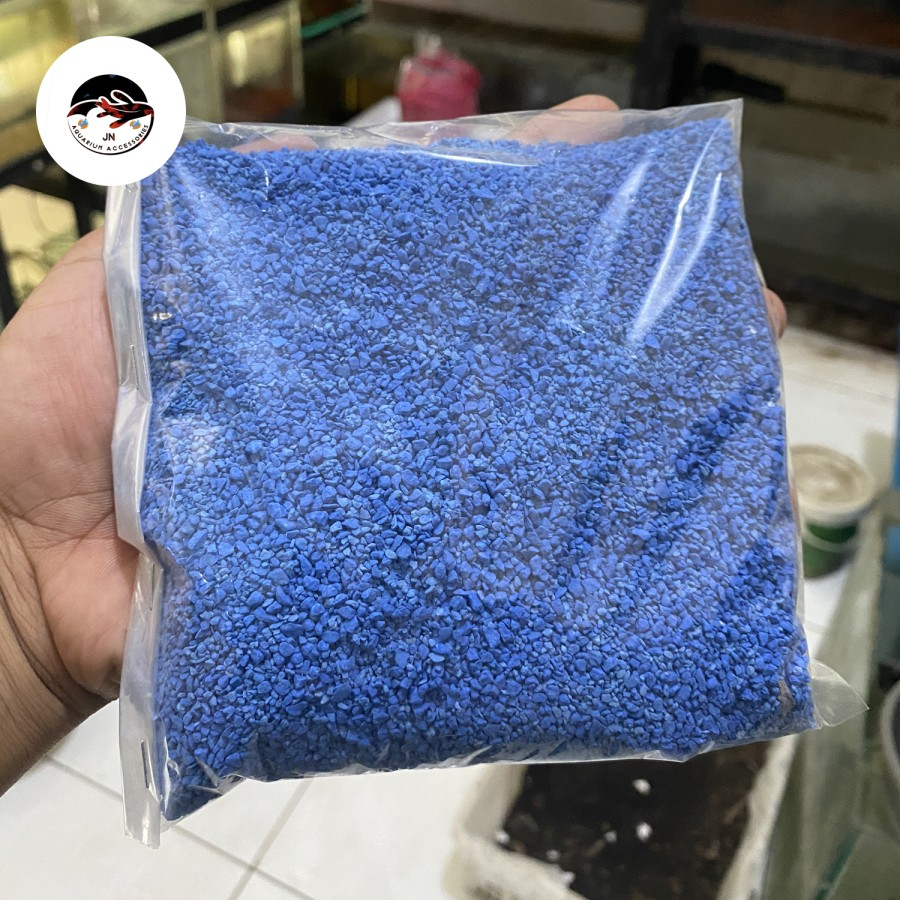 PASIR AQUARIUM PASIR AQUASCAPE WARNA BIRU