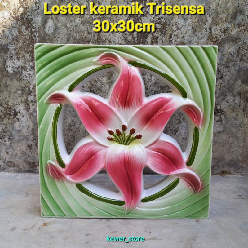 Roster / Loster Keramik Trisensa / Lubang Angin 30x30