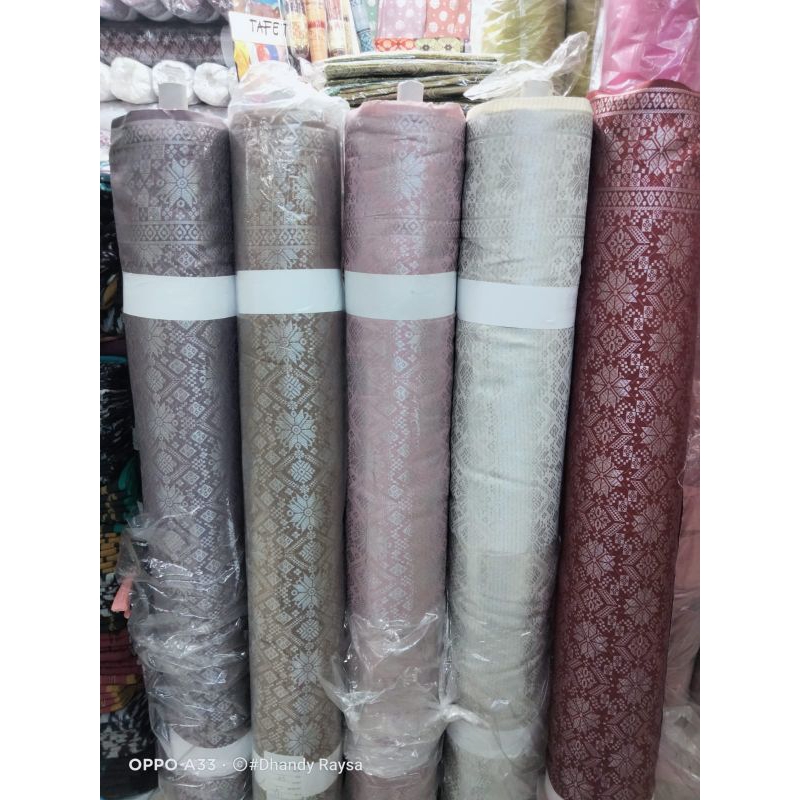 (1.5 MTR)SONGKET PALEMBANG/BAHAN SONGKET/KAIN SONGKET PALEMBANG/BAHAN KAIN SONGKET/SONGKET PALEMBANG