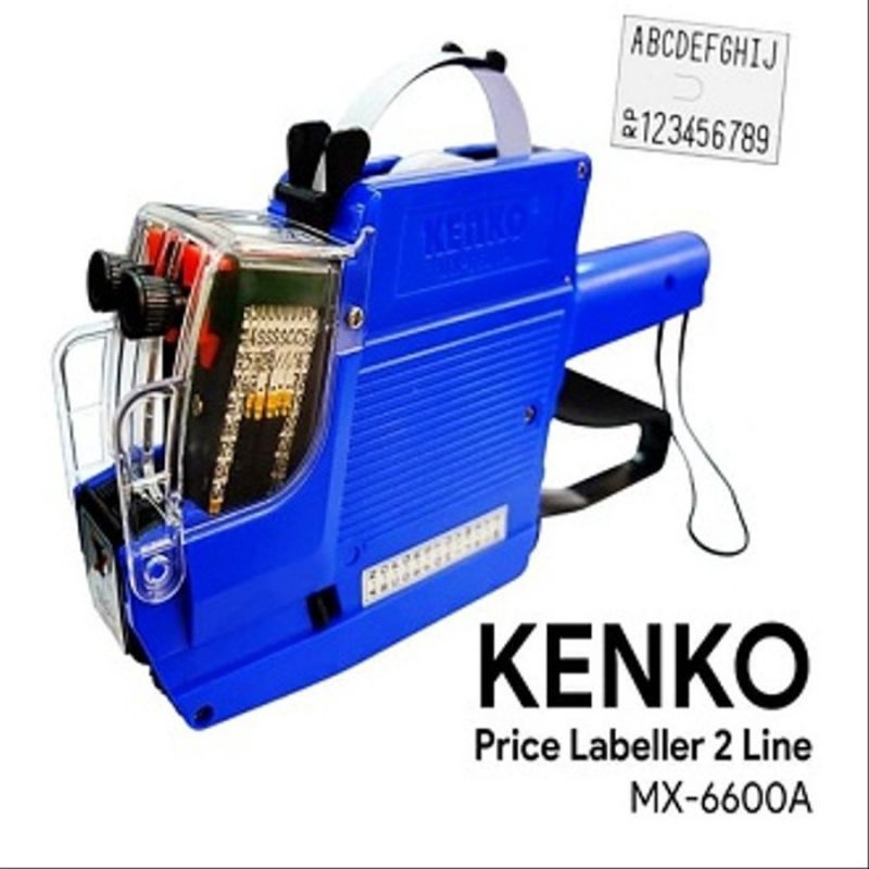 

BOMBASTIS Mesin Label Harga MX66 Price Labeller Kenko 1 digit 2 Baris
