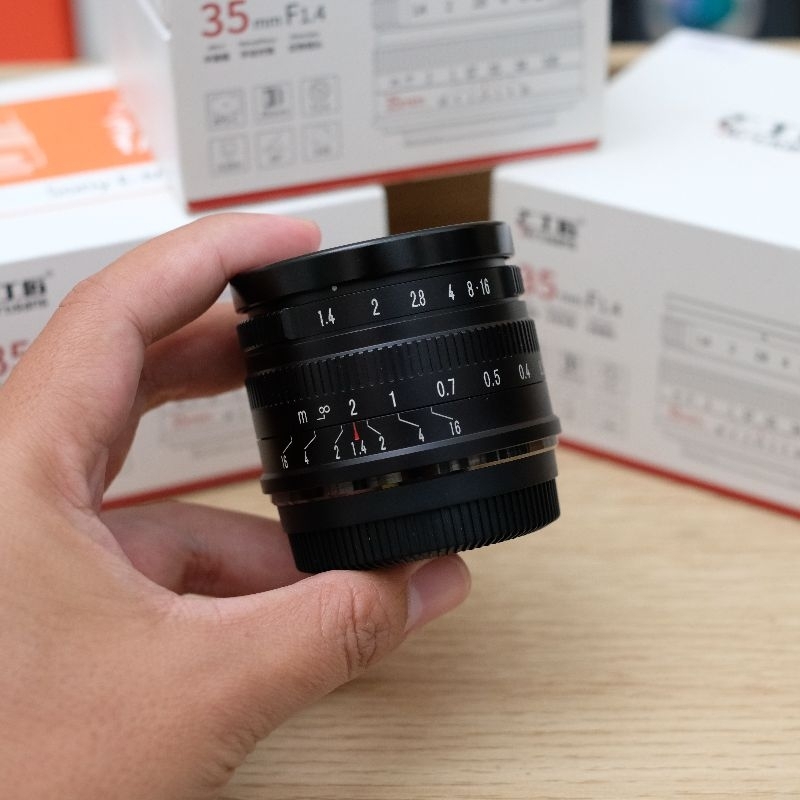 Lensa 7 Artisans 35mm F1.4 FOR SONY E MOUNT / FUJIFILM / EOS M