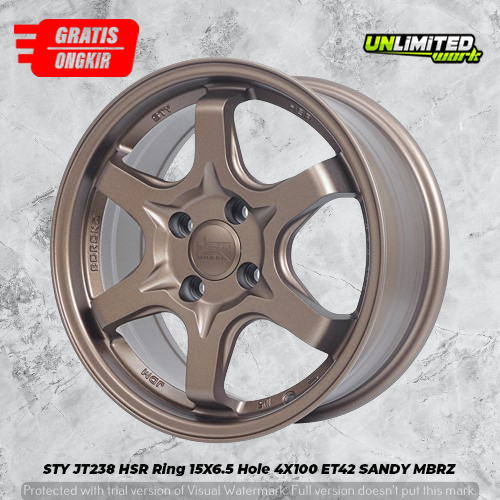 Velg Palang warna bronze Hsr Wheel ring 15 untuk honda brio tipe STY R15