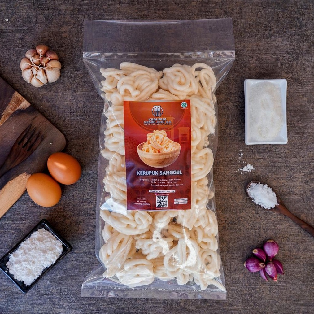 

HEBOH Kerupuk Sanggul 2 gr Kerupuk Kemplang Palembang