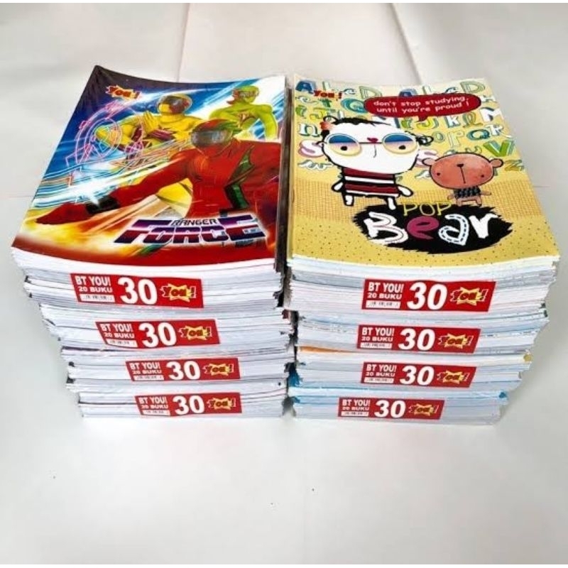 

Buku Pendek You 30 Lembar (1 Pack Isi 20 Buku)