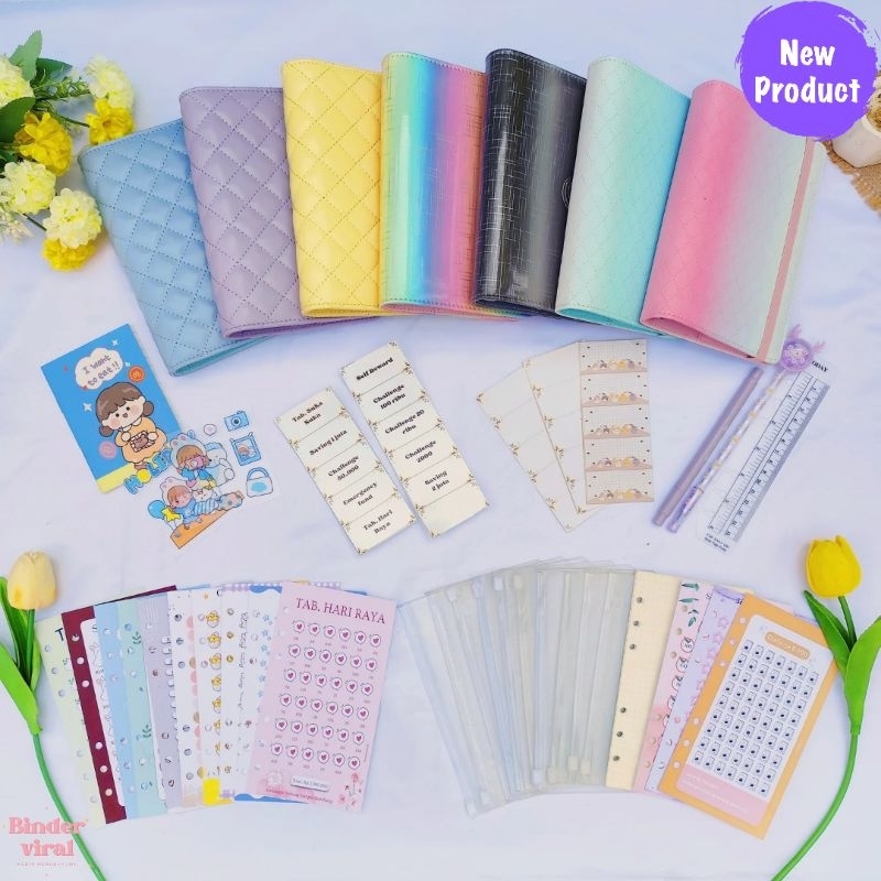 

[ 10 ziplock Binder Kulit 2024 ] Paket Nabung Lengkap 10 ziplock 10 kertas saving
