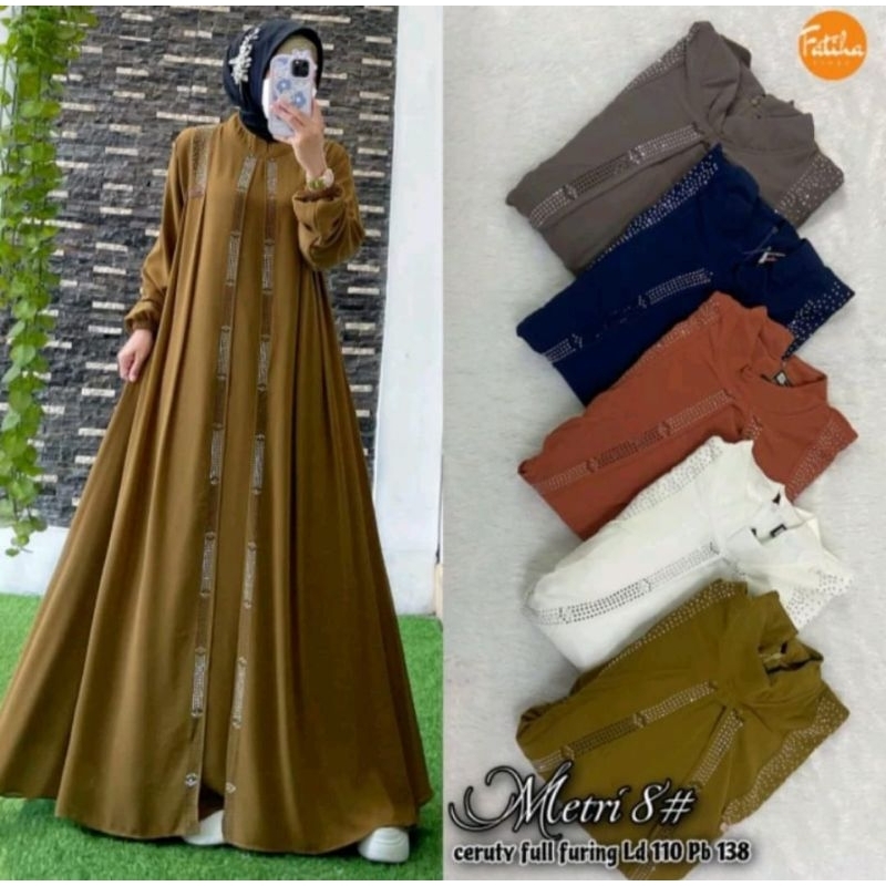 RG METRI 7 DRESS MAXYDRESS JUMBO GAMIS CERUTY BAJU PESTA KONDANGAN FASHION HIJAB TERBARU GAMIS LEBAR