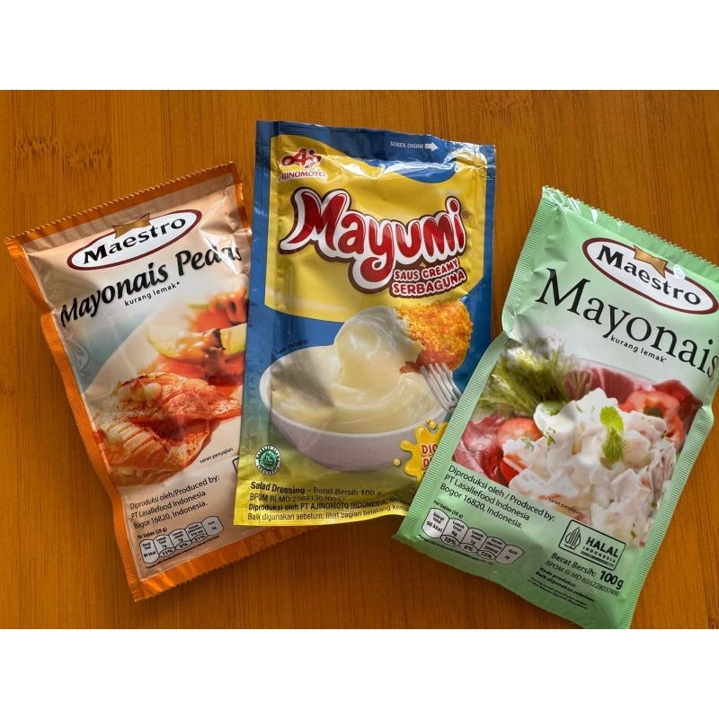 

All Varian Mayonaise (Maestro Pedas,Maestro Original, Mayumi Original