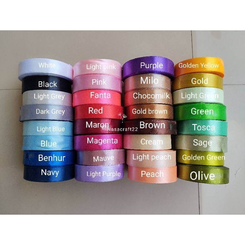 

PITA SATIN 2CM (1 ROLL)